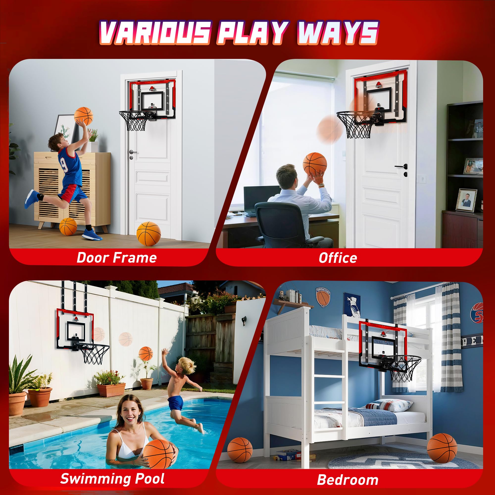 Thick foam padding cushions impact and reduces indoor noise with FlyBakiz.