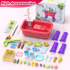 Flybakiz non-toxic ABS plastic ensures safe, durable kitchen toy play