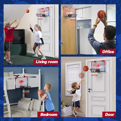 Flybakiz side-mount height-adjustable hoop grows with children from toddler to taller players
