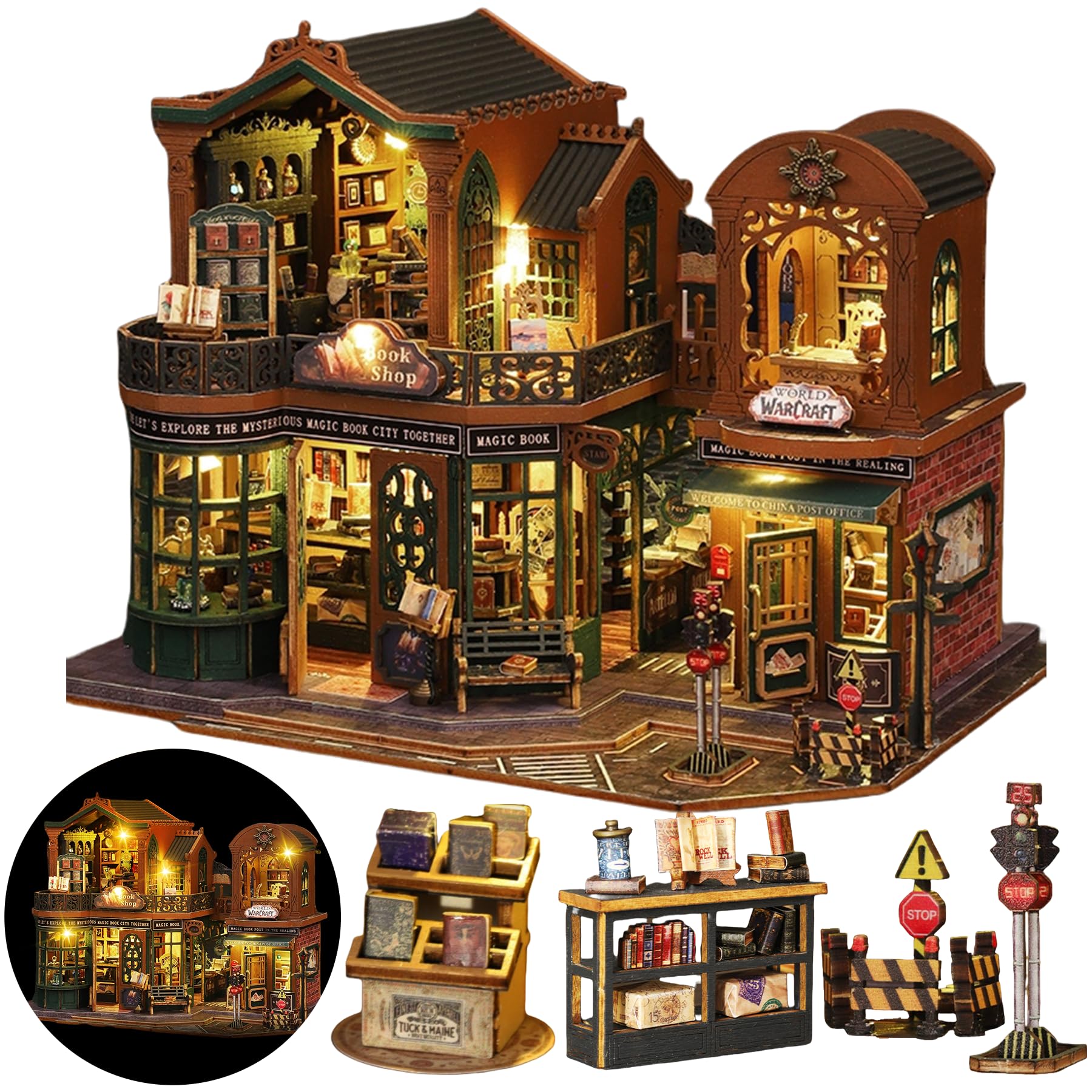 Flybean Magic Book Shop exterior view for home decor inspiration.