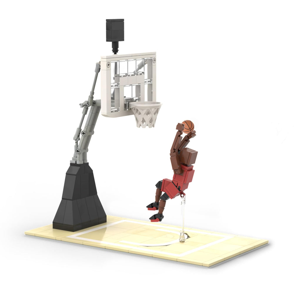 Flycites Basketball Star Building Set with 187 pieces for creative play and display.