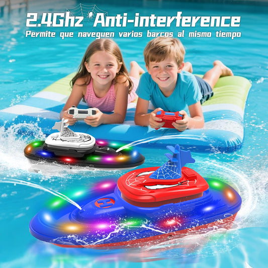 FlyCites RC Battle Boat dual-mode design enabling head-to-head competition