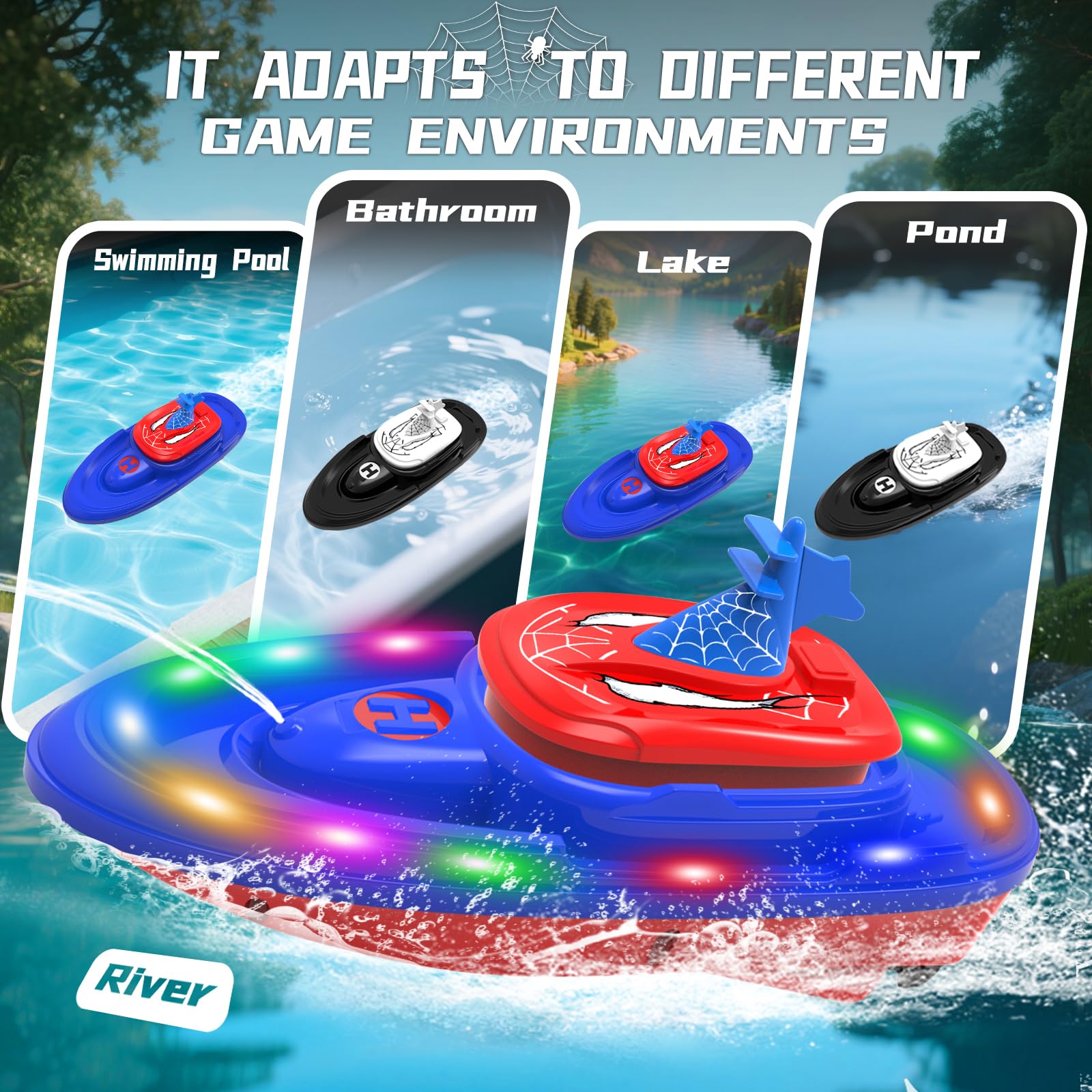 FlyCites spider-hero design adds standout style for outdoor battles