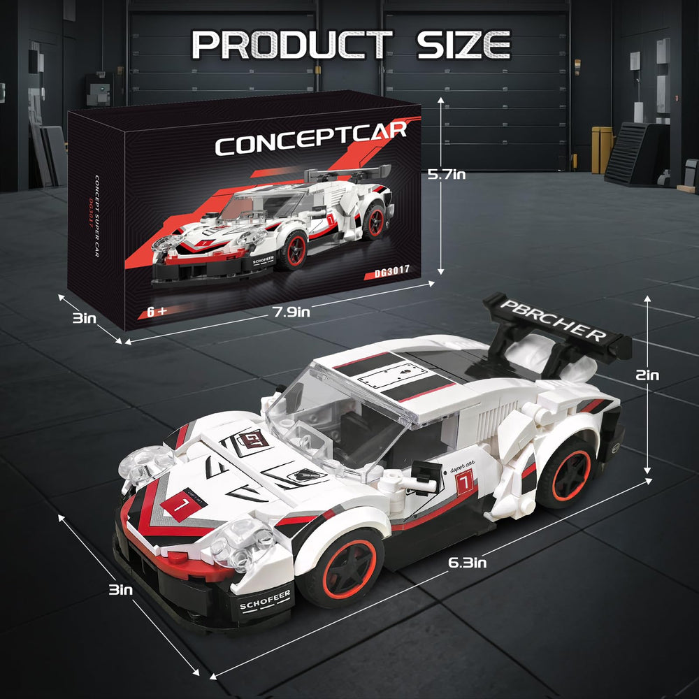 flycites Technic sports cars building block set durable ABS materials ensure a sturdy play experience