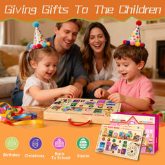 Flycoost My Busy Home learning clock promotes early time awareness.