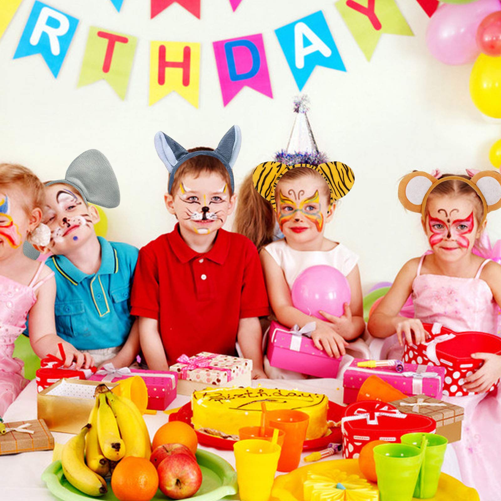 Flying Childhood animal ears headbands enhance party games and costumes.