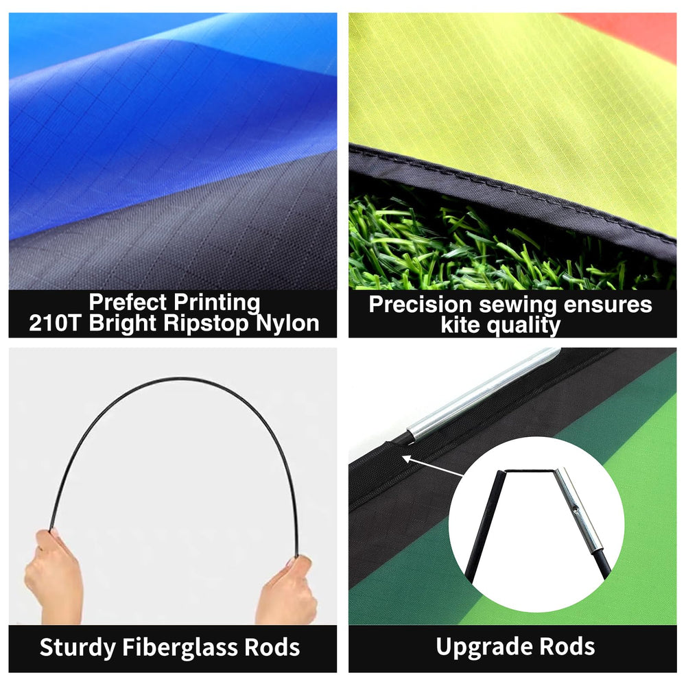 Flying Hoofer heat-transfer colors resist fading for vibrant outdoor use.