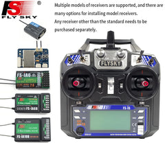 Flysky FS-i6 range up to 500 m for versatile flight control