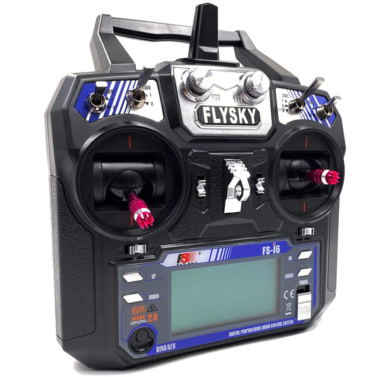 Flysky FS-iA6 receiver close-up showing compact, lightweight compatibility