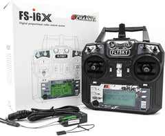 Flysky FS-i6X packaging included image signals complete ready-to-fly setup.