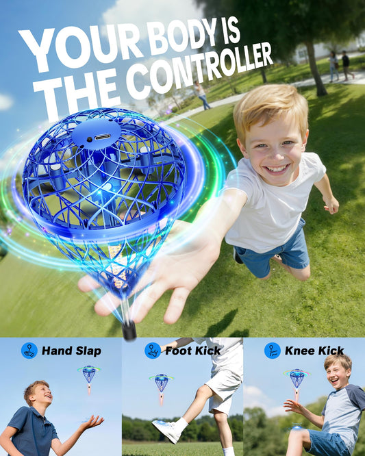 Flystars bouncing toy demonstrates bounce and flight during active play