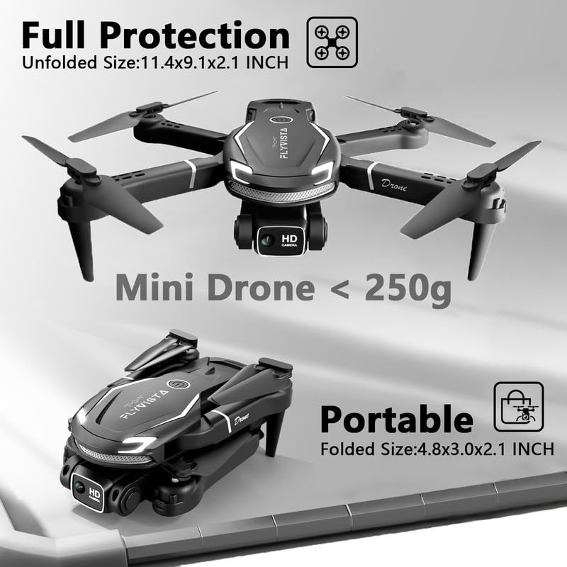 FlyVISTA 360° flips and 3-Gear speeds enable dynamic aerial play