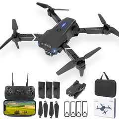FlyVista mini drone with 1080p camera delivers live FPV view for beginners.