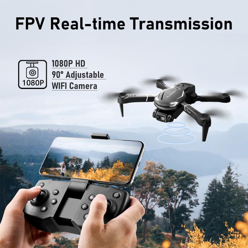 FlyVISTA Mini Drone remote control with FPV live view from above