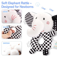 Flyxingxia soft cloth book invites tactile exploration for fine motor practice.