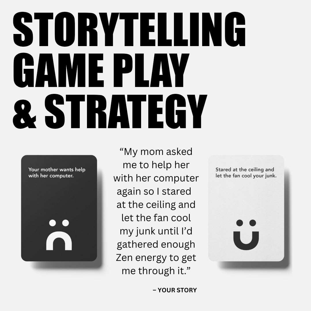 FMLaGame solution cards closeup showing quick witty outcomes
