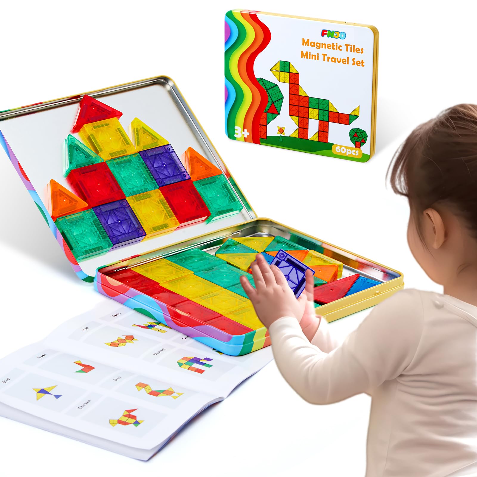 FNJO durable magnetic tiles withstand years of rough preschool use.