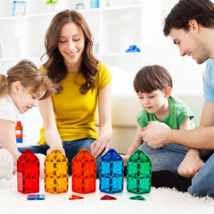 Gift-ready FNJO magnetic tiles package plus idea book