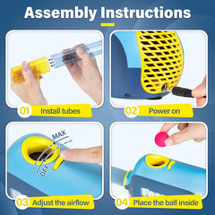 Foamore Airflow Toy ball-blower demonstrates propulsion by gentle air streams