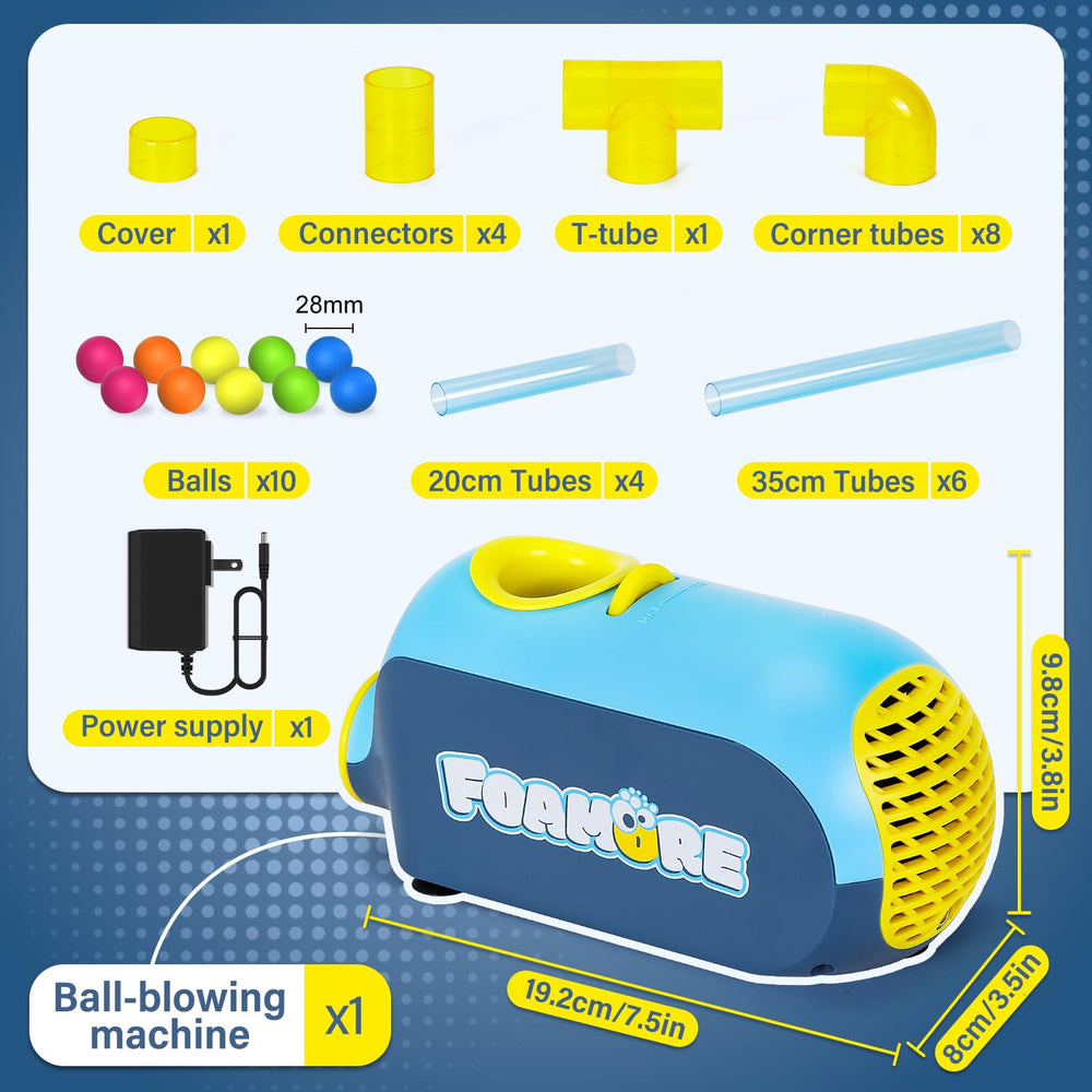 Foamore Airflow Toy pipe-layout highlights customized airflow routes for exploration