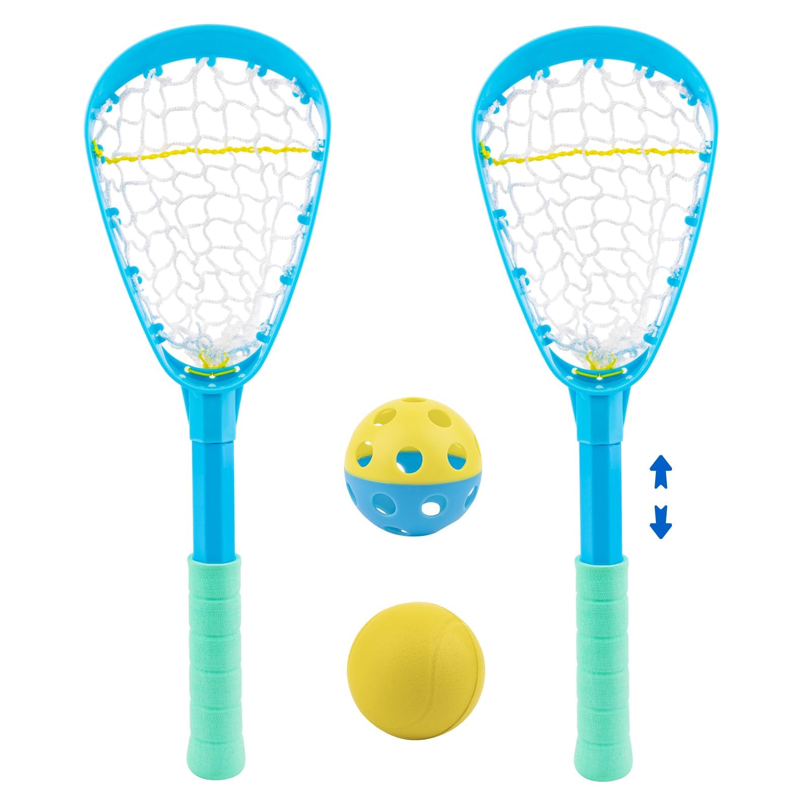 Foayex Ajudstable mini lacrosse sticks extended for adjustable, family-friendly play