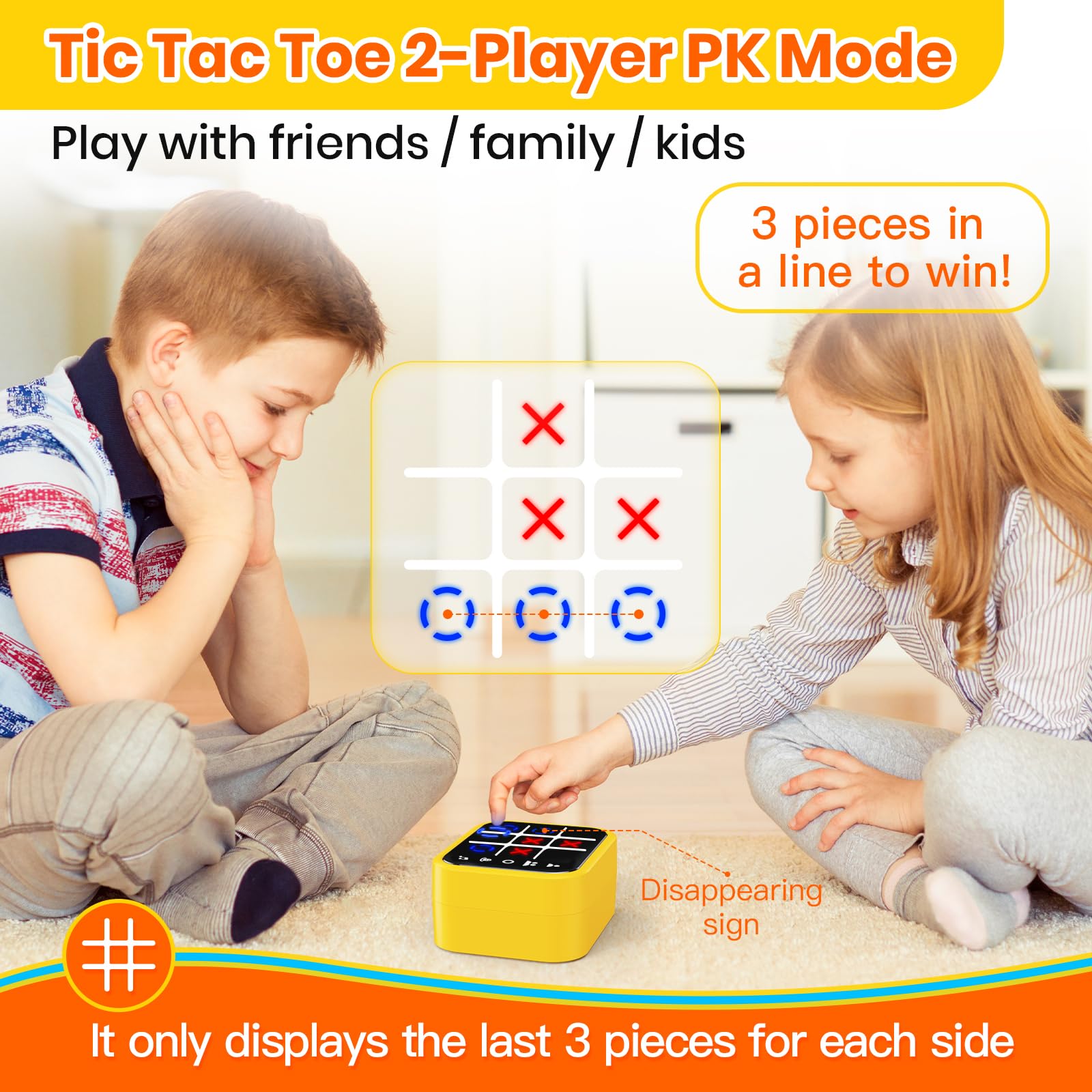 Focfundier 5-in-1 puzzle game console top view showcasing variety.