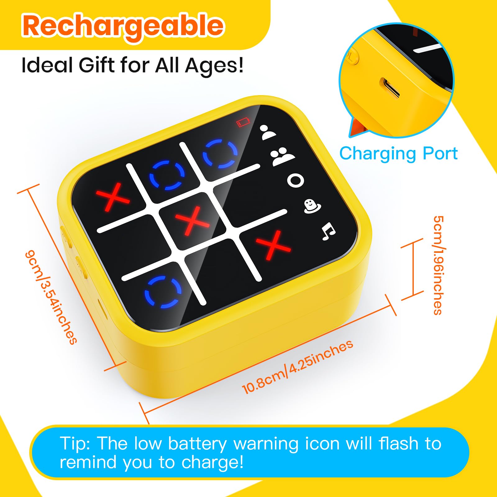 Focfundier cap-it pieces set with three sizes displayed on board.