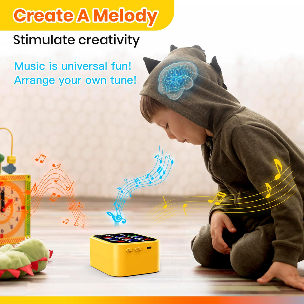 Focfundier yellow portable design highlights travel-friendly handheld gameplay.