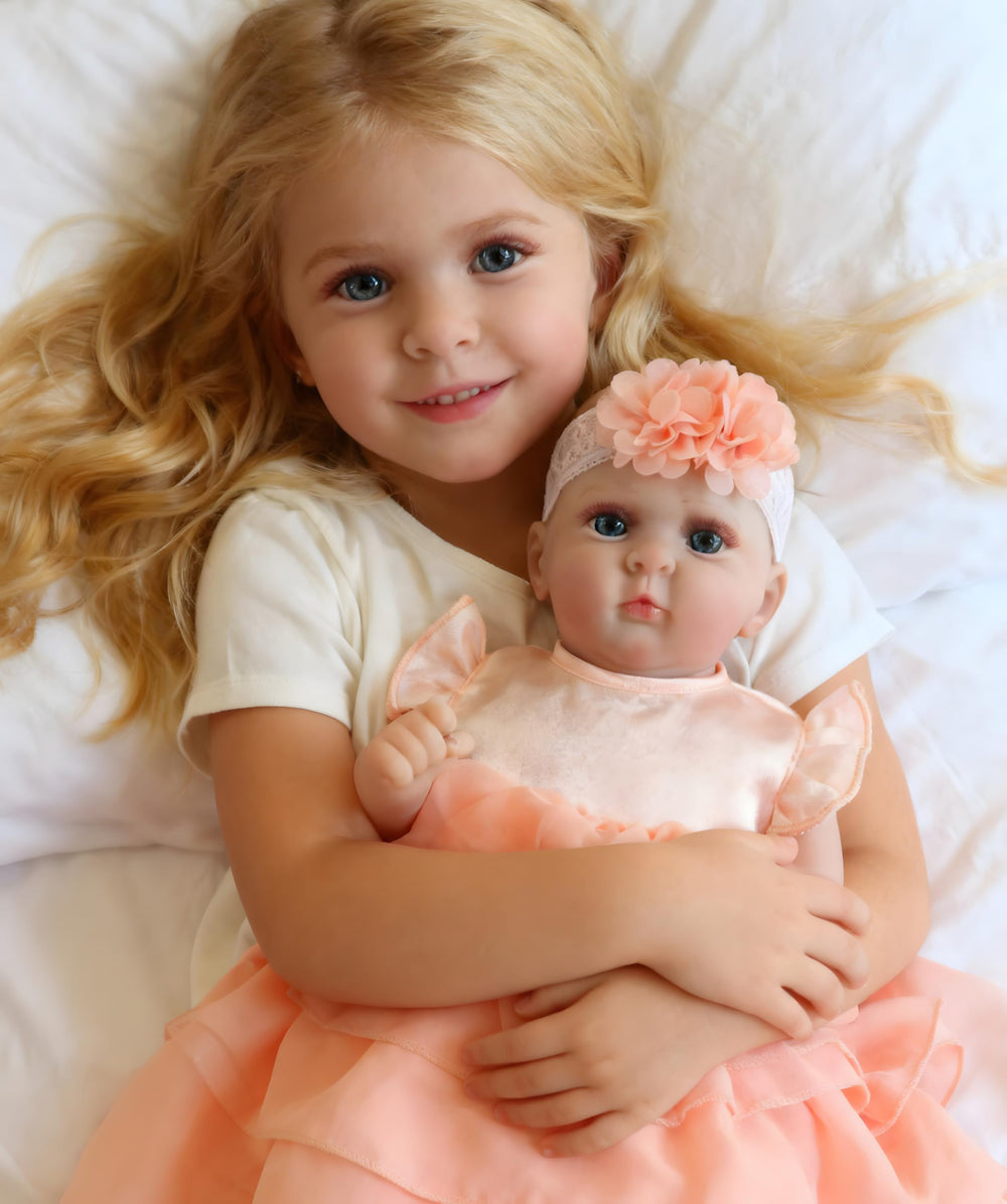 FOCKOF doll with hand-painted eyebrows and nails for a convincing look.