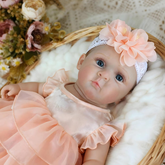 FOCKOF soft vinyl doll showing hand-painted hair and realistic details.