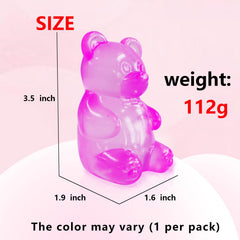 FOCone gummy bear stress toy in white, soothing tactile fun for focus and calm.