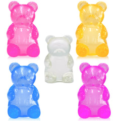 FOCone gummy bear stress toy in yellow, ideal for desk relief and fidget sessions.