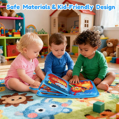 FoenixArte Noah's Ark Busy Book color sorting page for color recognition and matching