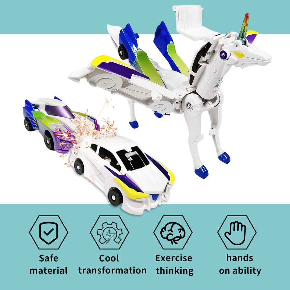 Fogsea educational toy encourages creativity through car to animal transformations