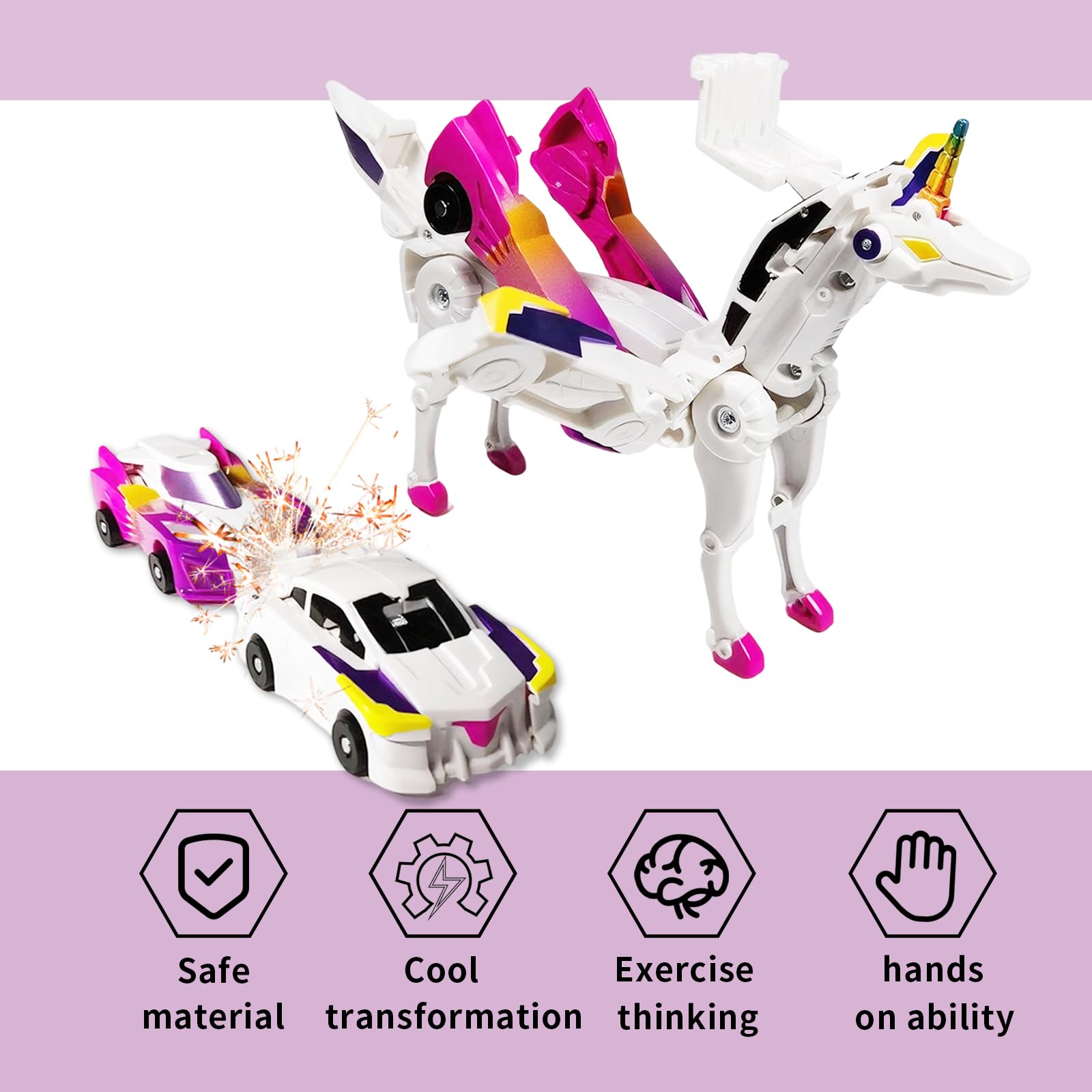 Fogsea educational transformable robot boosts creativity and problem-solving.