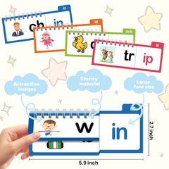 FOIFIS Kids ages 3-8 explore reading skills through fun flip activities.