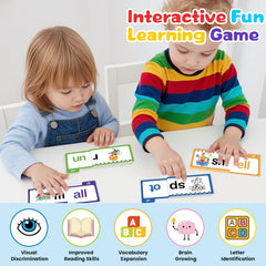 FOIFIS Read and Rhyme Flip Family Book pages enable active word building during play.
