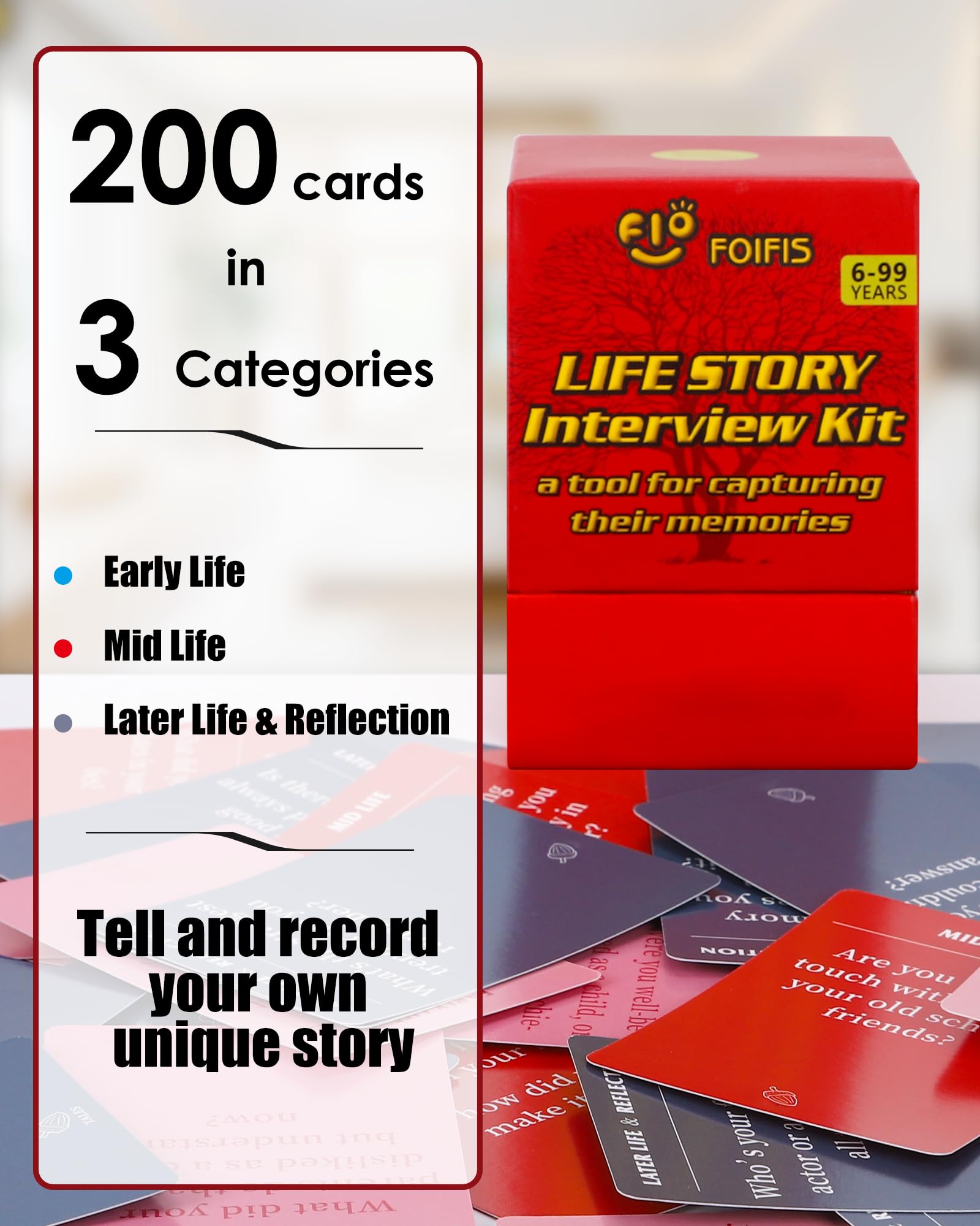 FOIFIS voice journal recording setup capturing memories during chats