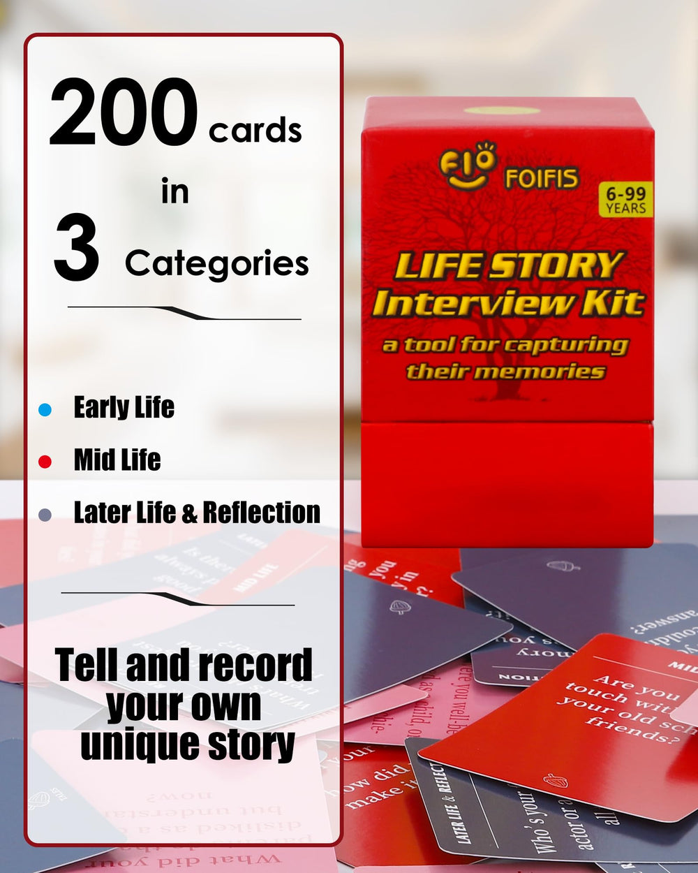 FOIFIS voice journal recording setup capturing memories during chats