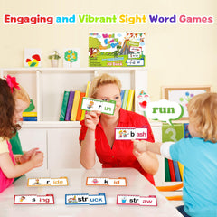 FOIFIS Word Family Flash Card Set organized for progressive phonics practice and fluency.