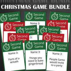 Foilswirl Christmas family game night setup for easy play