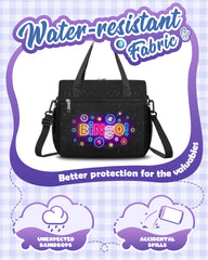 FOKDUVB Bingo Bag adjustable strap offers handheld to crossbody carrying versatility.
