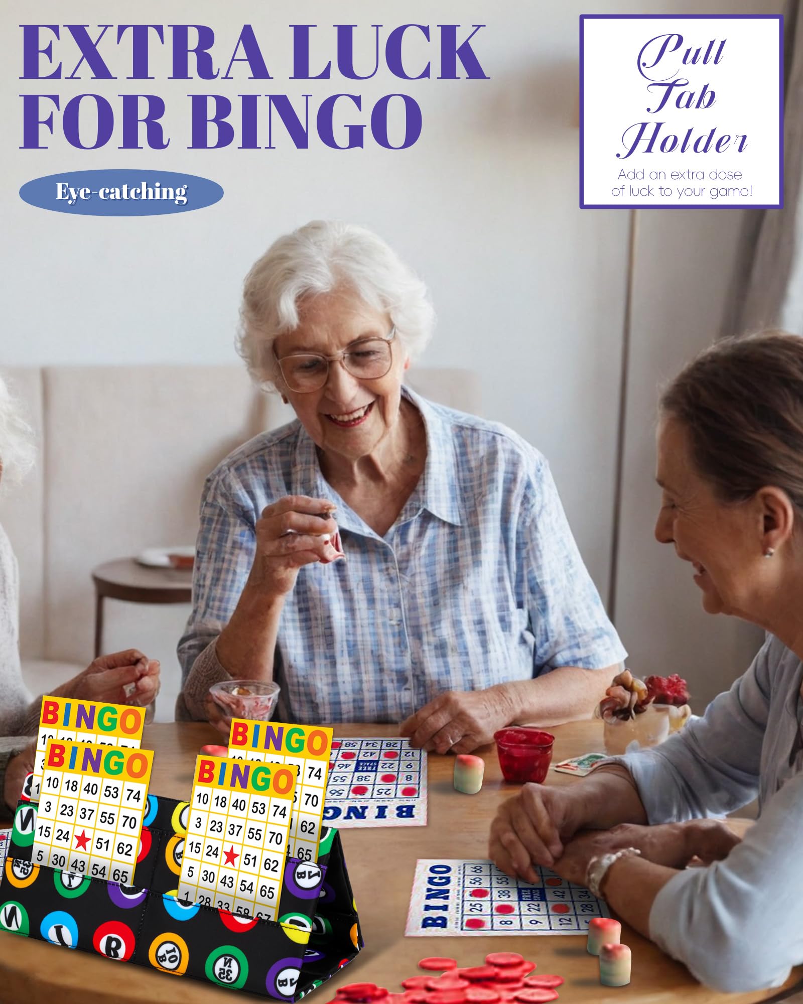 FOKDUVB bingo theme black design suits adults game nights.