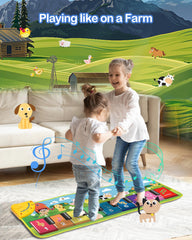 Foki Floor Piano Mat vibrant colors and melodies for early sensory exploration.