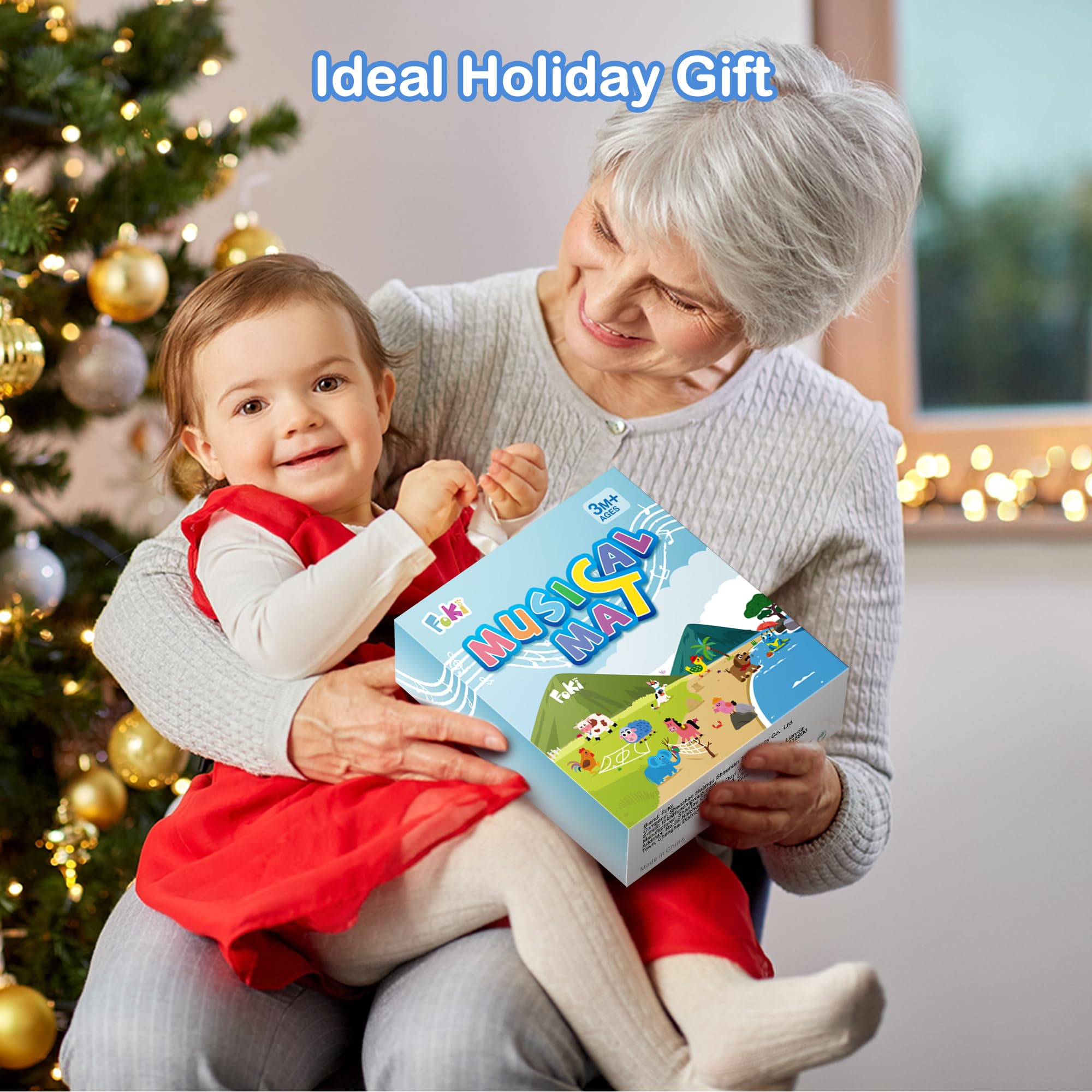 FOKI foldable 110x42 cm mat design for easy travel and storage.