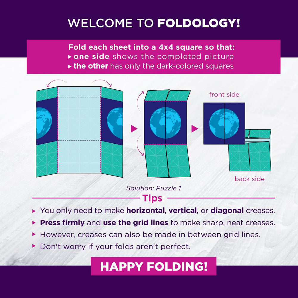 Vibrant printed designs emphasize quality and visual appeal during challenging folds.