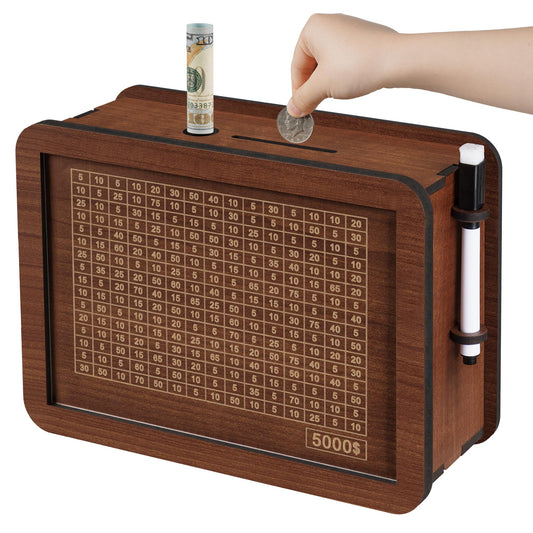 FOLENCER wooden cash box shows easy assembly process