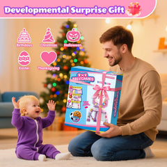 Folimix gift packaging makes a ready unicorn toy gift for babies.