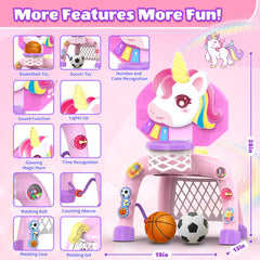 Folimix unicorn lights and buttons invite exploration and learning.