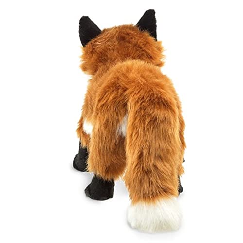 Folkmanis Red Fox face close-up highlighting realistic detail and fur